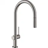 Змішувач для кухні Hansgrohe Talis 210 2jet з витяжним виливом Sbox, Brushed Black Chrome (72801340)