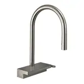Змішувач кухонний Hansgrohe Aquno Select M81 170 3jet з витяжним зливом, Stainless Steel Finish (73837800)