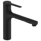 Hansgrohe Zesis M33 Змішувач для кухні, чорний мат (74804670)