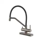 KOER KB-74027-07 Змішувач для кухні, чорний (KR5203)
