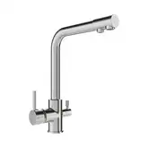 Смеситель для кухни MEXEN DUERO INOX на две воды (MEX-671600-99)