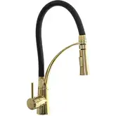 Смеситель для кухни REA GASPAR BLACK GOLD золотой высокий (REA-B1019)