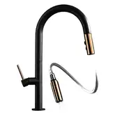 Смеситель для кухни REA  APOLLO BLACK ROSE GOLD (REA-B9600)