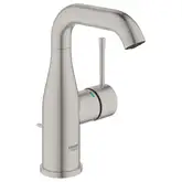 Змішувач для умивальника Grohe з донним клапаном Essence, supersteel (24173DC1)