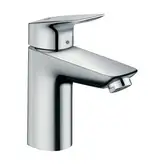 Змішувач для умивальника Hansgrohe Logis 100 Coolstart із зливним гарнітуром, хром (71102000)