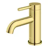Смеситель для раковины (умывальника) KOHLMAN AXEL GOLD низкий (QB100AGD)