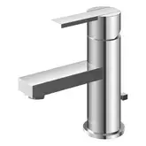 Смеситель для раковины (умывальника) KOHLMAN GIXS CHROME низкий (QB100G)