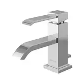 Смеситель для раковины (умывальника) KOHLMAN AXIS CHROME низкий (QB100N)
