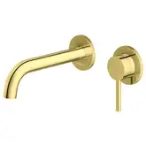 Смеситель для раковины (умывальника) KOHLMAN AXEL GOLD + BOX скрытого монтажа (QW180AGD)