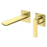 Змішувач для раковини (умивальника) KOHLMAN EXPERIENCE GOLD + BOX прихованого монтажу (QW180E-GD)