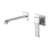 Смеситель для раковины (умывальника) KOHLMAN AXIS CHROME + BOX скрытого монтажа (QW180N)