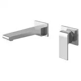 Смеситель для раковины (умывальника) KOHLMAN SAXO CHROME + BOX скрытого монтажа (QW180S)