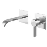 Смеситель для раковины (умывальника) KOHLMAN DEXAME CHROME + BOX скрытого монтажа (QW183D)