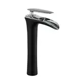 Смеситель для раковины MEXEN LYRA BLACK CHROME высокий (MEX-745310-07)