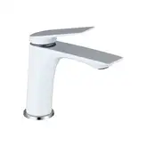MIXXUS PREMIUM DERBY 001 Змішувач для умивальника, білий-хром (MI6613)