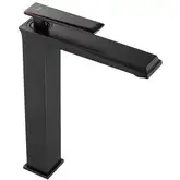 Смеситель для раковины (умывальника)  REA ROMANO OLD BLACK черный высокий (REA-B9902)