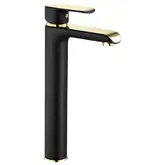 Rea Bloom Black Gold Змішувач для раковини, високий, чорний (REA-B9936)