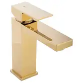 Змішувач для раковини (умивальника) Yoka GAPPO 24 GOLD золотий низький (BU.GAPPO 24 GLD)