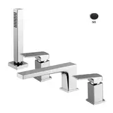 Змішувач для ванни Fima Carlo Fit до борту, чорний (F3394NS)