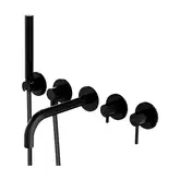 змішувач для ванни Omnires Y на 5 отворів black (Y1237/1BL)