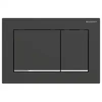 Geberit Omega 30 Клавиша смыва, черный мат/хром (115.080.14.1)