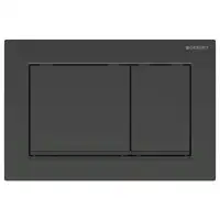Geberit Omega 30 Клавиша смыва, черный/черный мат (115.080.DW.1)
