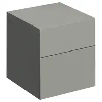 Шкафчик Geberit Xeno², с двумя выдвижными ящиками 450 х 462 см, серый матовый (500.504.00.1)