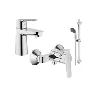 Набор смесителей для душа 3-в-1 Grohe BauEdge (цвет - хром) (123208)
