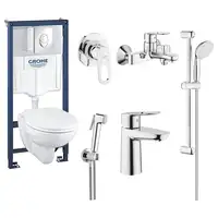 Набор для ванной Grohe Mega Bundle BauLoop (39192МВ0)