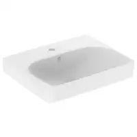 Раковина подвесная Geberit Smyle Square 55 х 44 х h16,5 см, с 1 отверстием под смеситель (500.259.01.1)