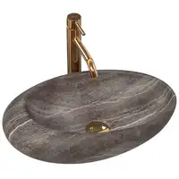 Умывальник (раковина) REA ROXY A STONE D.GREY MATT накладной (REA-U6649)