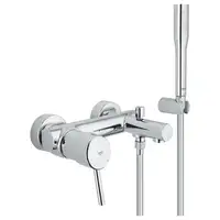 Смеситель однорычажный для ванны Grohe Concetto DN 15 (цвет - хром) с ручным душем (32212001)