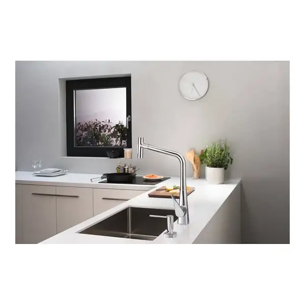 Дозатор кухонний для миючого Hansgrohe A71, 500 ml, Matt Black (40468670)