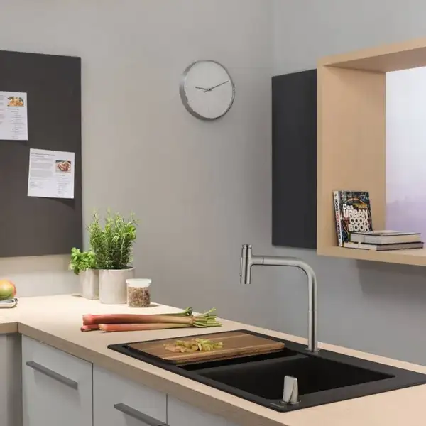 Дошка кухонна Hansgrohe F15, горіх (40960000)