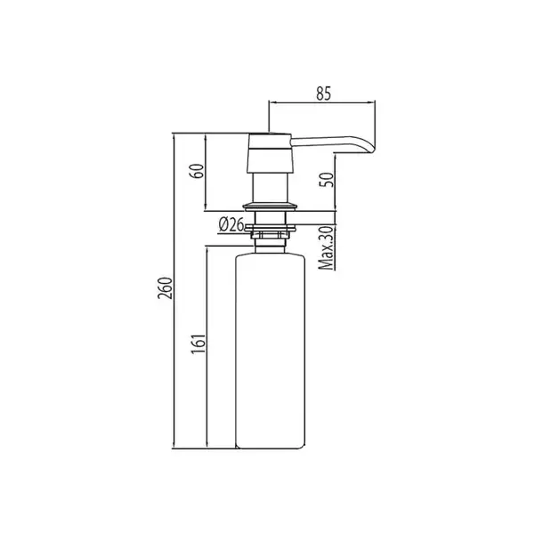 Диспенсер Tres Kitchen (13474110)