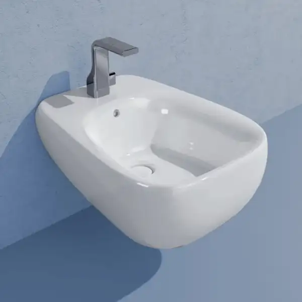 Биде подвесное Flaminia Fluo, цвет - белый глянцевый FU218 Bianco
