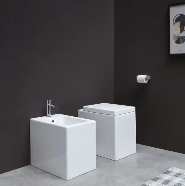 Nic-Design Біде підлогове Nic Design Cool 34,5х52х42 см, Cemento матовий (004230047)