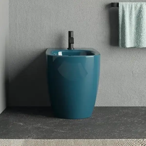 Nic-Design Біде підлогове Nic Design Ovvio 37,4х53х42 см, Amazzonia глянець (004432077)