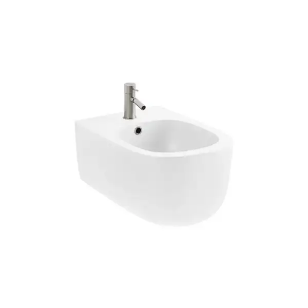 Nic-Design Біде підвісне Nic Design Ovvio 37,4х53х28,5 см, білий глянець (004434001)