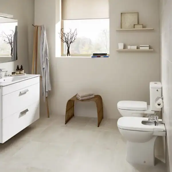 Біде підлогове з кришкою Roca Debba (A355994000 A8069D0004) (A355994000_A8069D0004)