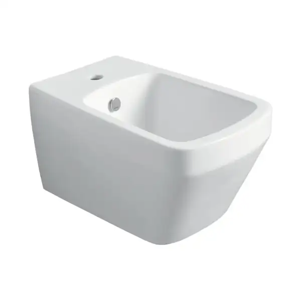 BB19/F87(F85)  (WHITE) Біде BB 19 підвісне, біле+Комплект кріплень F87(F85) до BB18/BB19 SIMAS ІТАЛІЯ (BB19/F87(F85)  (WHITE))
