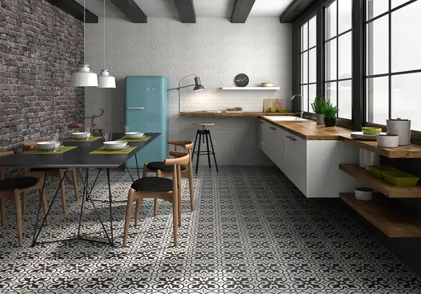 Декор напольный Geotiles Boulevard Negro 45 х 45 см 307618