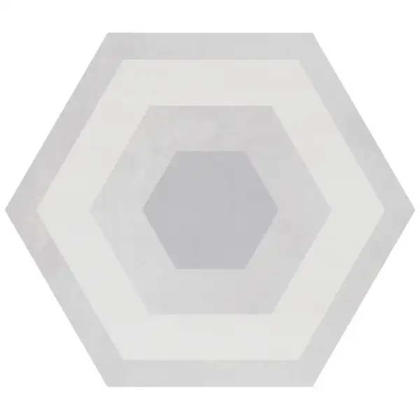 Декор настенный Geotiles Starkhex Gris 25,8 х 29 см 360404