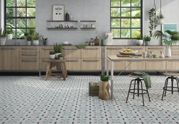 Декор напольный Geotiles Denia Marino 22,3 х 22,3 см 416391