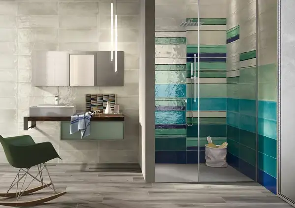 Декор Stripes Sea Mix 200x600x9,8 Imola (Stripes Sea MIX)