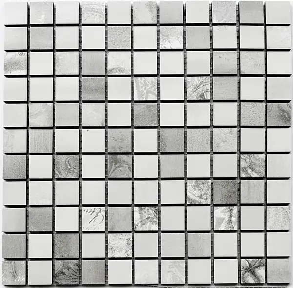 Мозаїка СM 3021 C3 Impression-Gray-White 300x300x9 Котто Кераміка (СМ 325021)