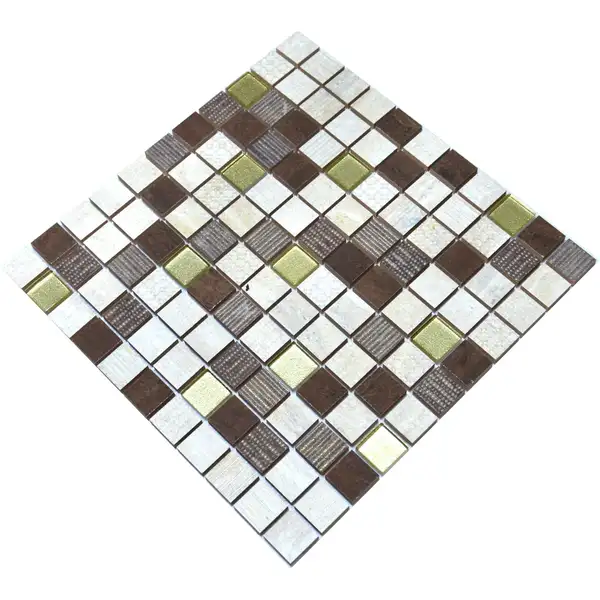 Мозаїка СМ 3042 С3 Beige-Eboni-Gold 300x300x9 Котто Кераміка (СМ 325042)