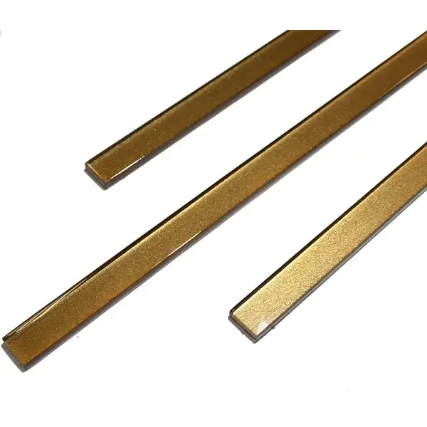 КОТТО КЕРАМІКА Фриз скляний GF 4007  brown silver 25х400 Кераміка Лео УКРАЇНА (GF 40007)