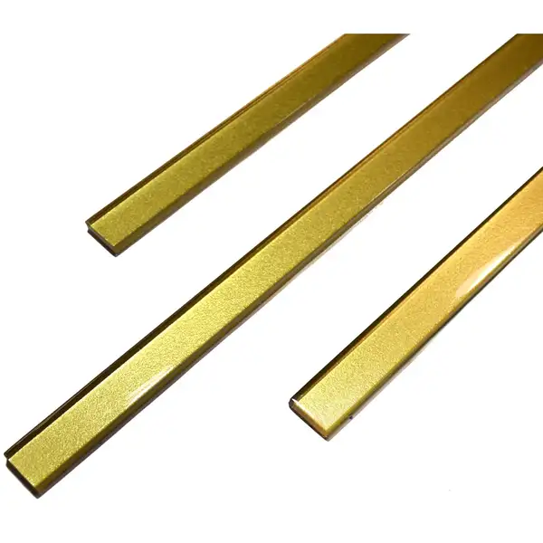 КОТТО КЕРАМІКА Фриз скляний GF 5008 gold 25х500 Кераміка Лео (GF 50008)