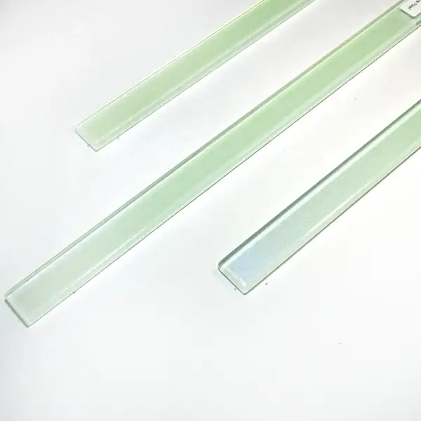 КОТТО КЕРАМІКА Фриз скляний GF 5031 white pearl 25х500 Кераміка Лео (GF 50031)